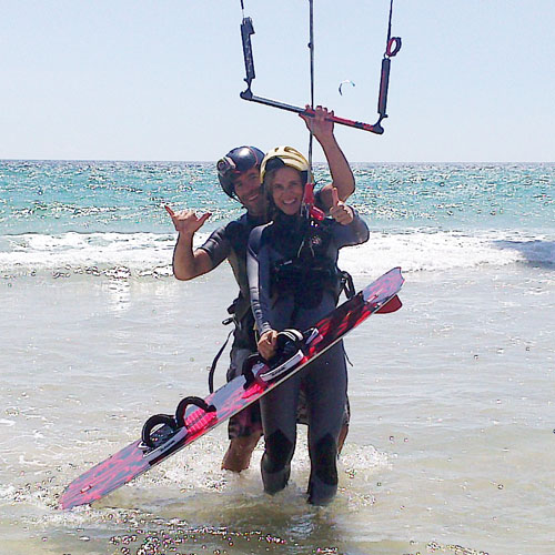 Cursos privados de kitesurf Suf y paddle surf en chiclana
